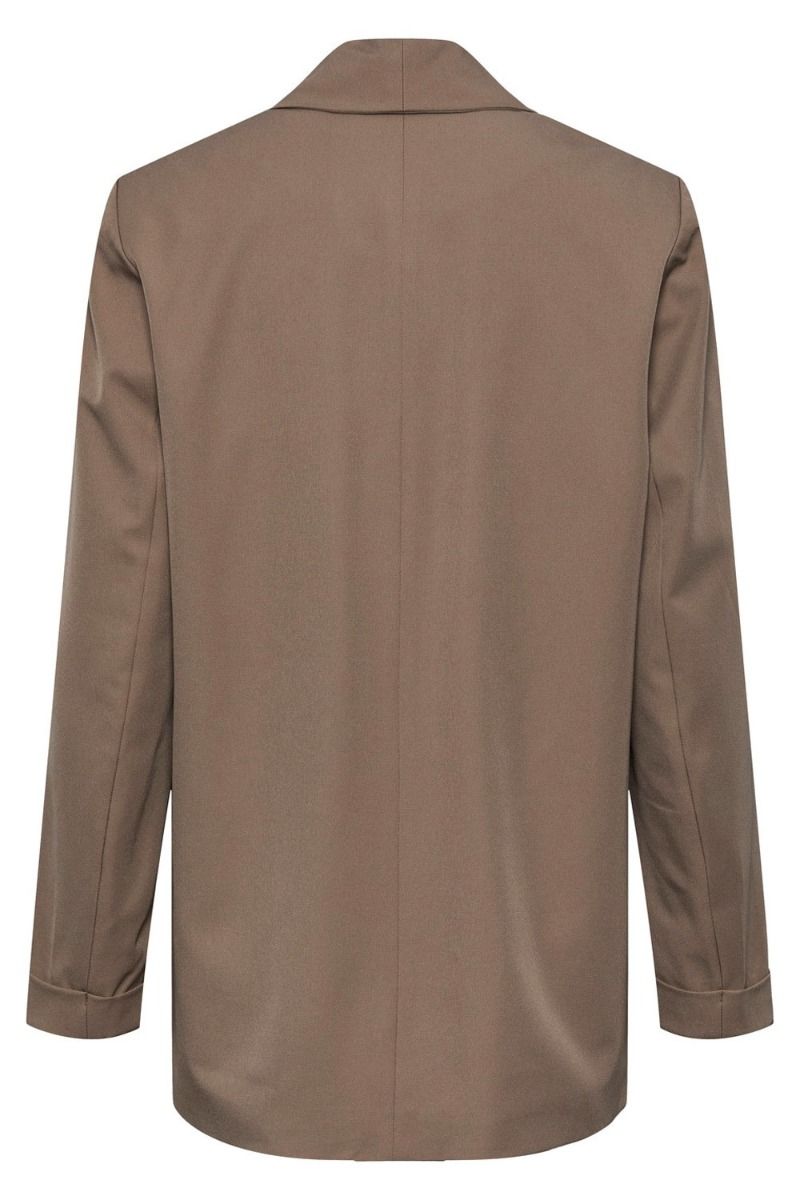 Pieces  - Blazer - PC Size LS Loose Blazer - Fossil