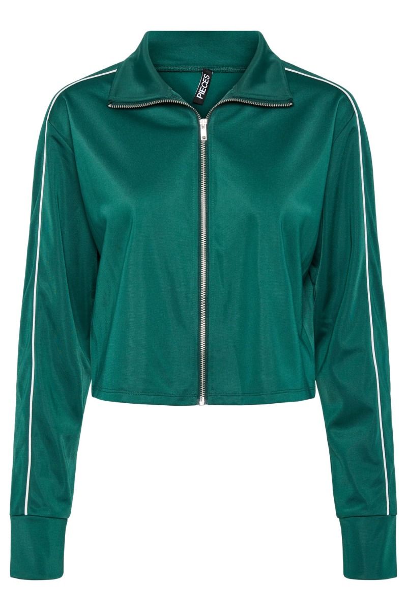 Pieces - Bluse - PC Grace LS Zip Jacket - Botanical Garden