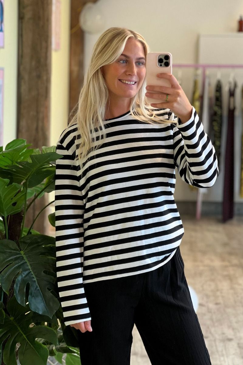 Pieces - Bluse - PC Kamille LS Blouse - Black