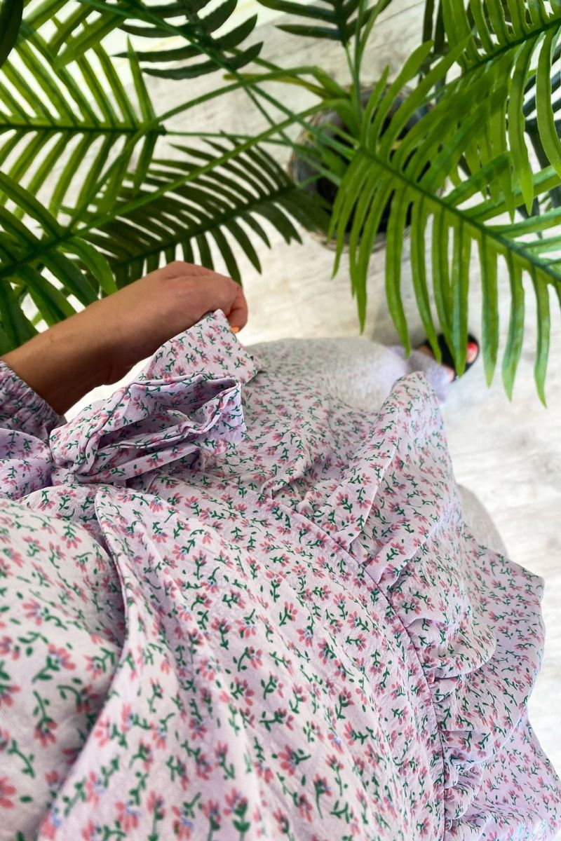 Pieces - Bluse - PC Lalal 3/4 Wrap Top - Orchid Bloom