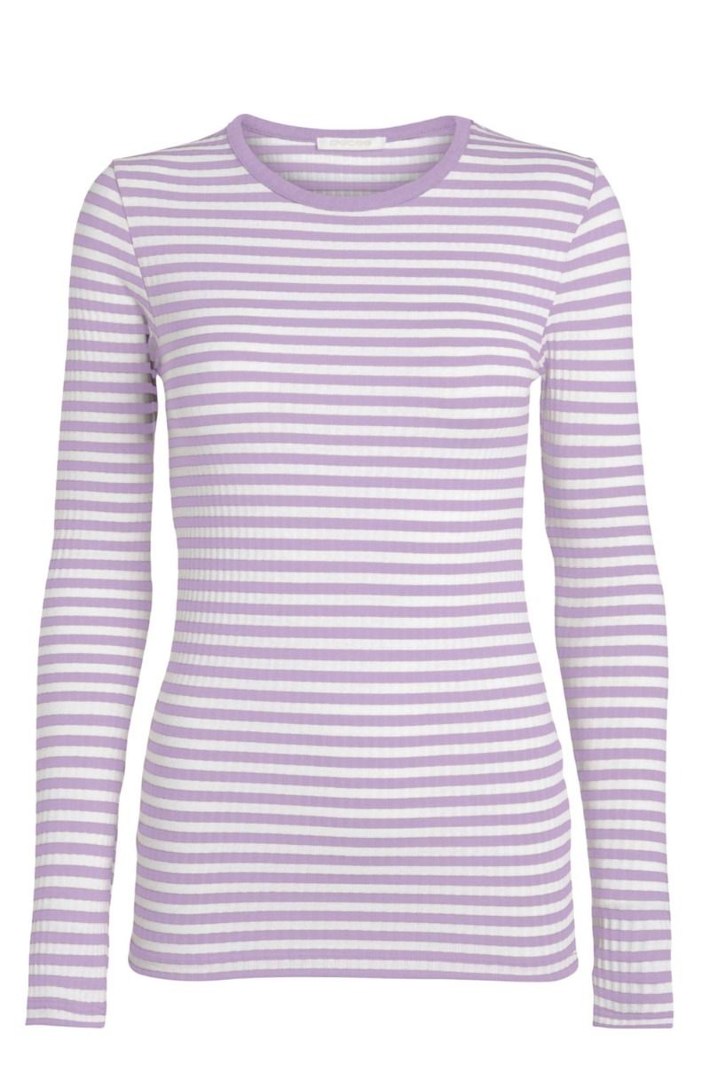 Pieces - Bluse - PC Laya LS Blouse - Dahlia Purple