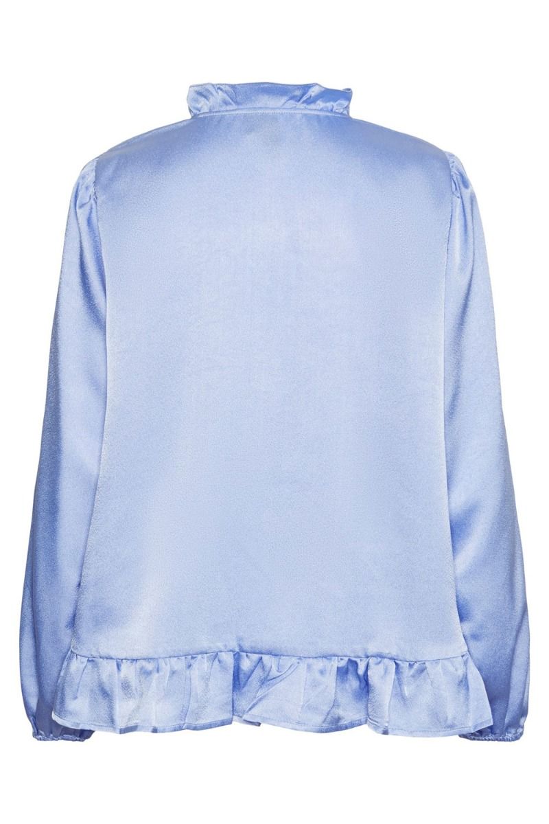 Pieces - Bluse - PC Nessa LS Top - Hydrangea