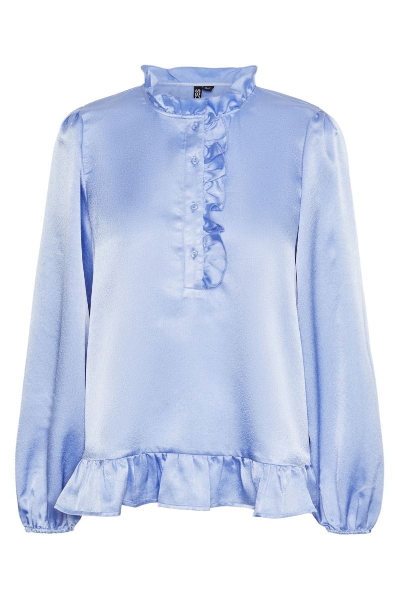 Pieces - Bluse - PC Nessa LS Top - Hydrangea