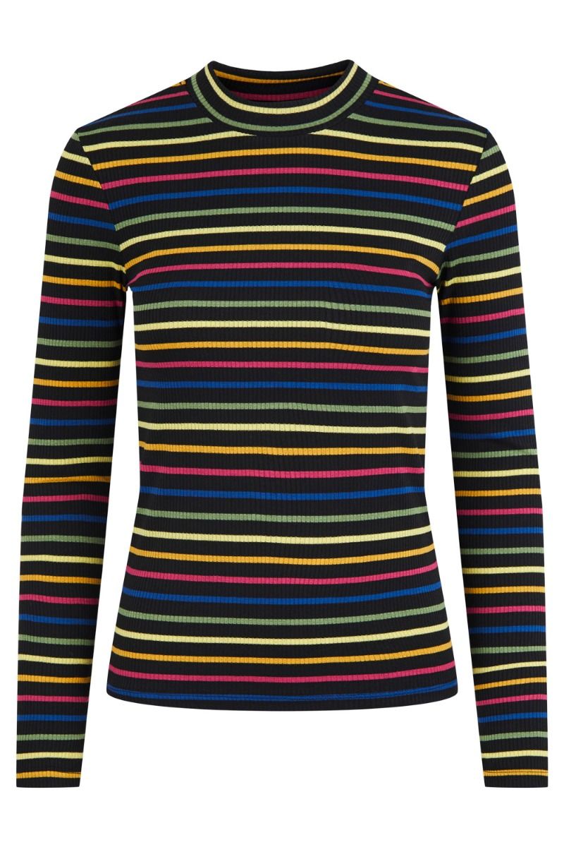 Pieces - Bluse - PC Olaya LS Top - Black