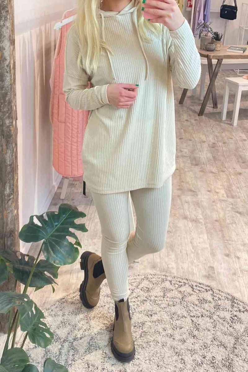 Pieces - Bluse - PC Ribbi LS Blouse - Birch