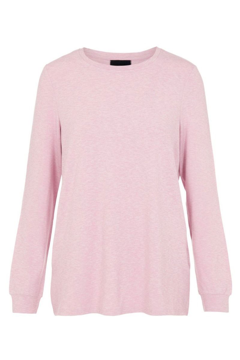 Pieces - Bluse - PC Sunday LS Top - Lilac Chiffon