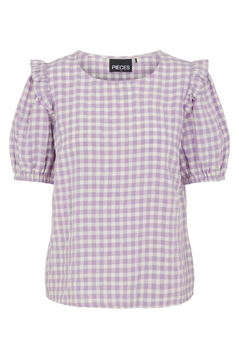 Pieces - Bluse - Vilja SS Top - Dahlia Purple