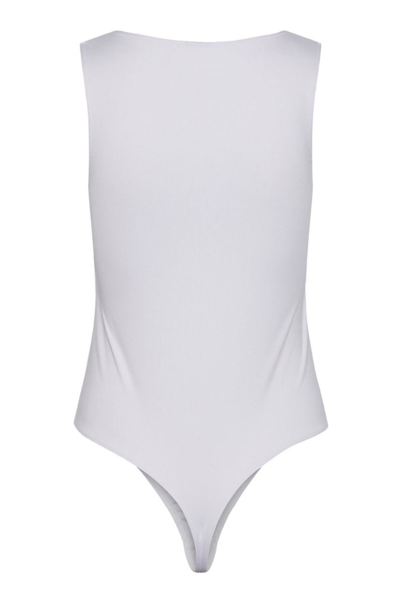 Pieces - Bodystocking - PC Neja SL Bodystocking - Bright White
