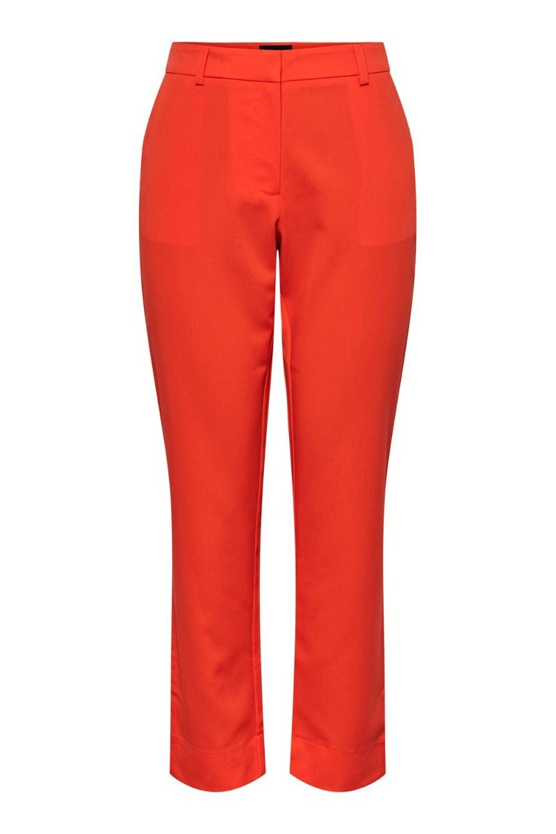 Pieces - Bukser - PC Amalie MW Pants - Fiesta