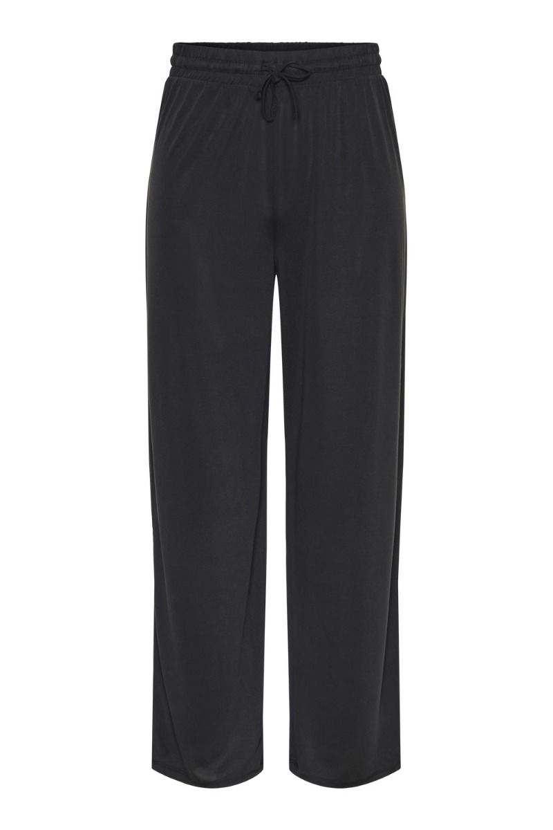 Pieces - Bukser - PC Anora HW Pants - Black 