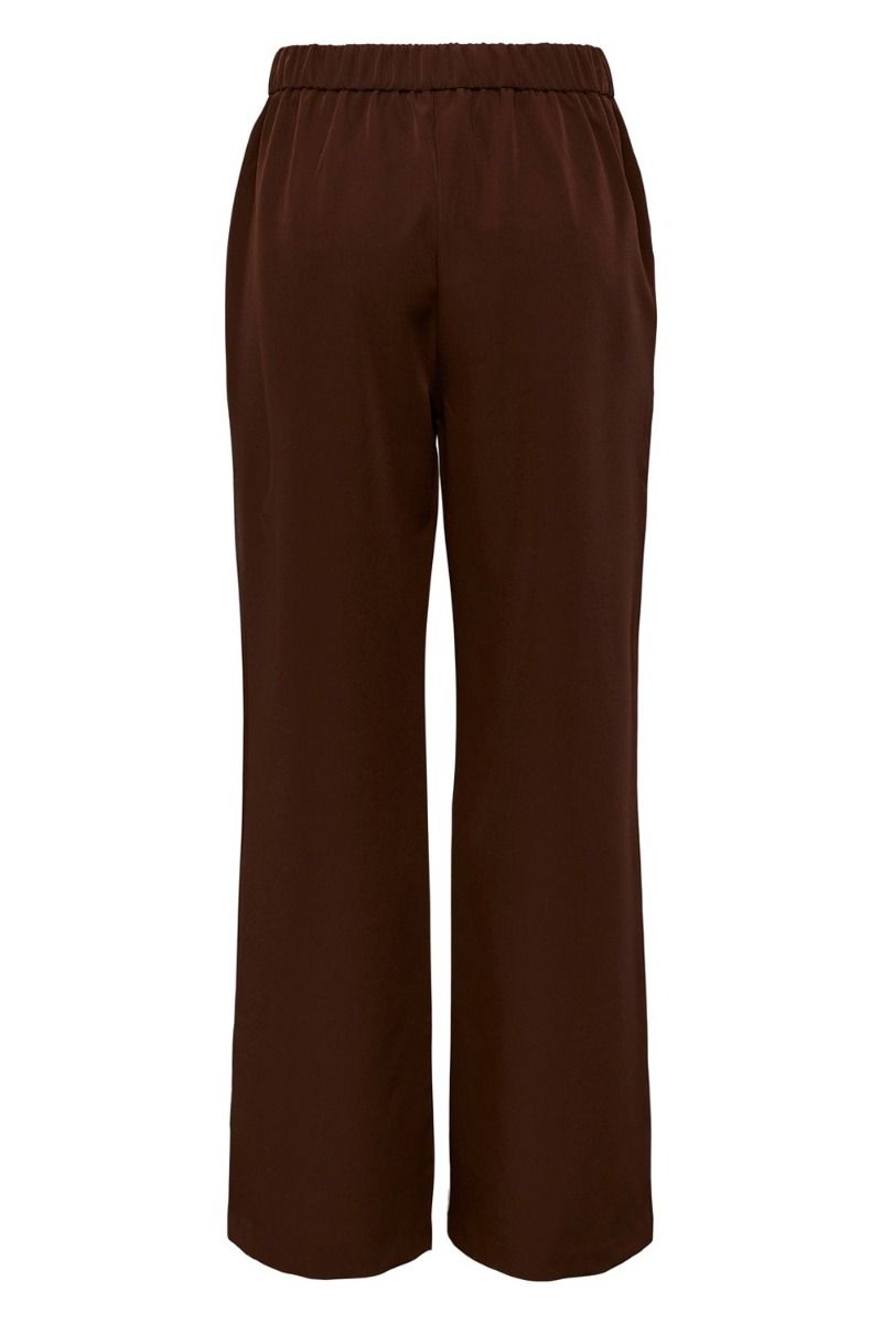Pieces - Bukser - PC Bossy HW Wide Pants - Chicory Coffee