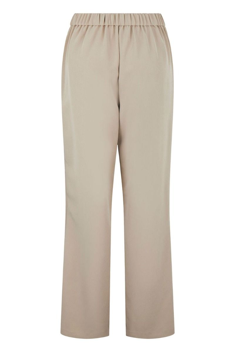Pieces - Bukser - PC Bossy HW Wide Pants - Silver Mink