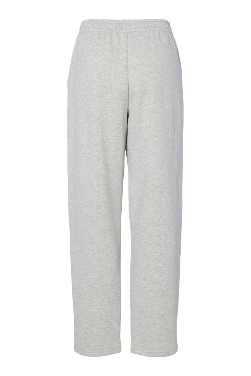 Pieces - Bukser - PC Chilli Hw Straight Sweat Pants N- Light Grey Melange