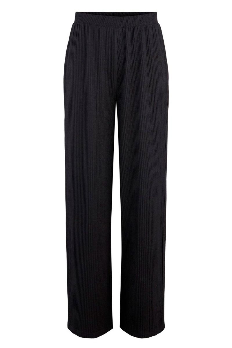 Pieces - Bukser - PC Daniella HW Pants - Black