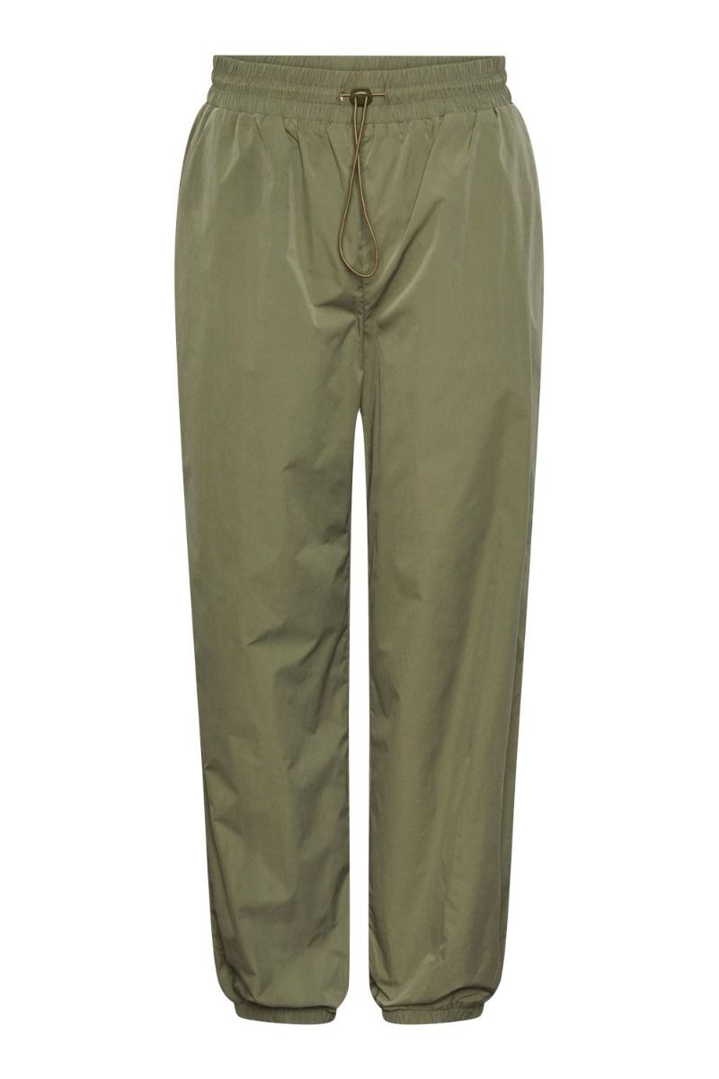 Pieces - Bukser - PC Fradina HW Track Pants - Deep Lichen Green