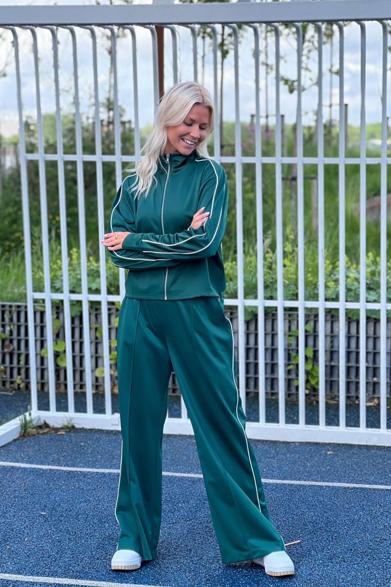 Pieces - Bukser - PC Grace MW Track Pants - Botanical Garden