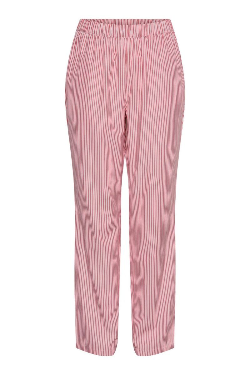 Pieces - Bukser - PC Holly HW Pants - High Risk Red