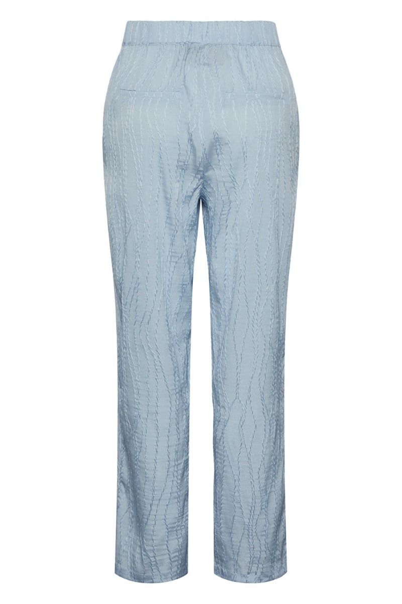 Pieces - Bukser - PC Jigi HW Straight Ankle Pants - Cornflower Blue