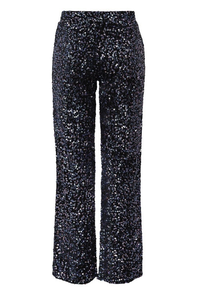 Pieces - Bukser - PC Kam HW Wide Pant - Black