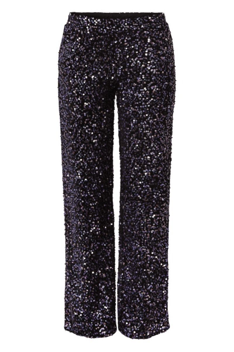 Pieces - Bukser - PC Kam HW Wide Pant - Black