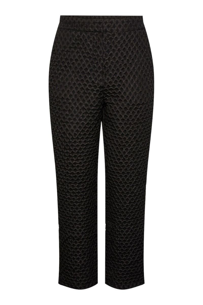Pieces - Bukser - PC Lis HW Pant - Black