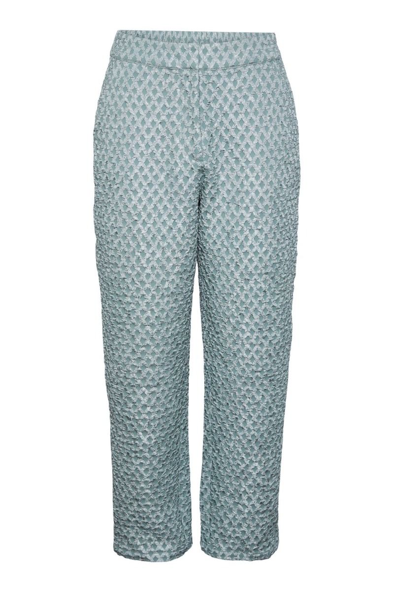 Pieces - Bukser - PC Lis HW Pant - Blue Haze
