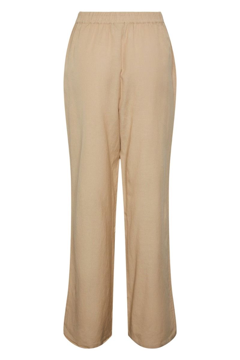 Pieces - Bukser - PC Milano Hw Wide Pant - Safari