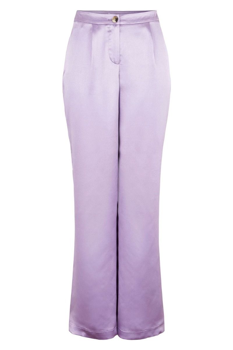 Pieces - Bukser - PC Omika HW Wide Pant - Lavendula