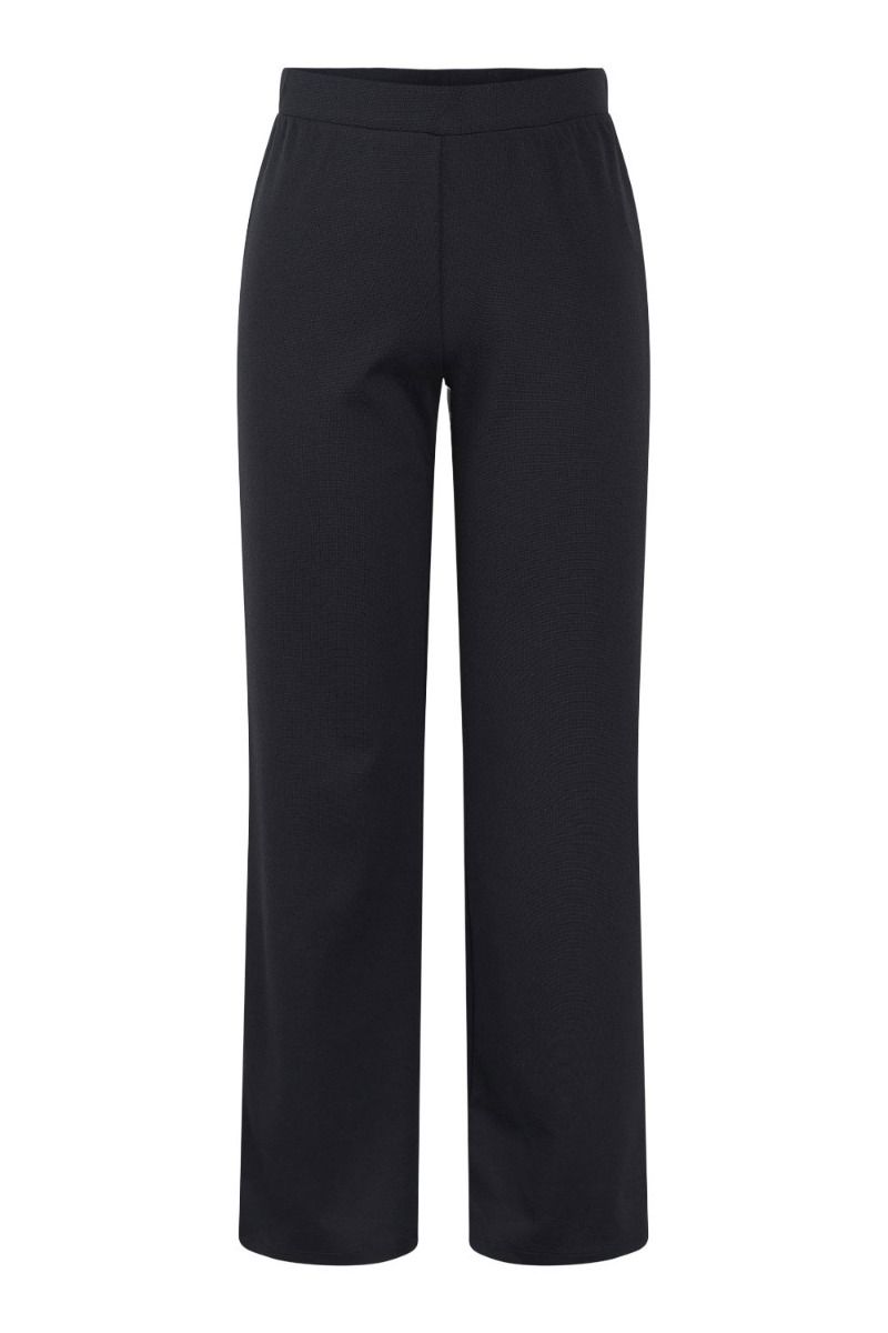 Pieces - Bukser - PC Otine HW Wide Pants - Black