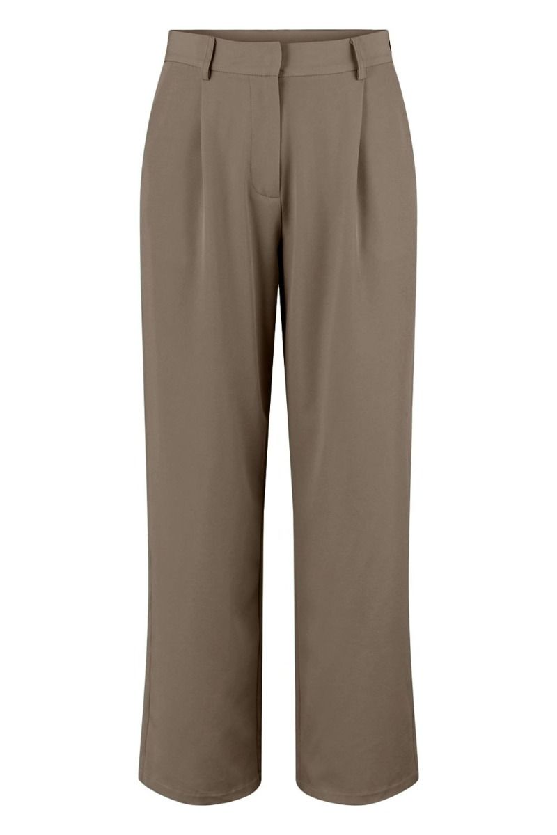 Pieces - Bukser - PC Size HW Pants - Fossil