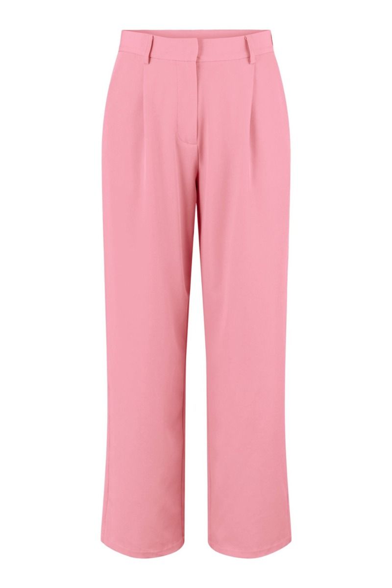 Pieces - Bukser - PC Size HW Pants - Prism Pink