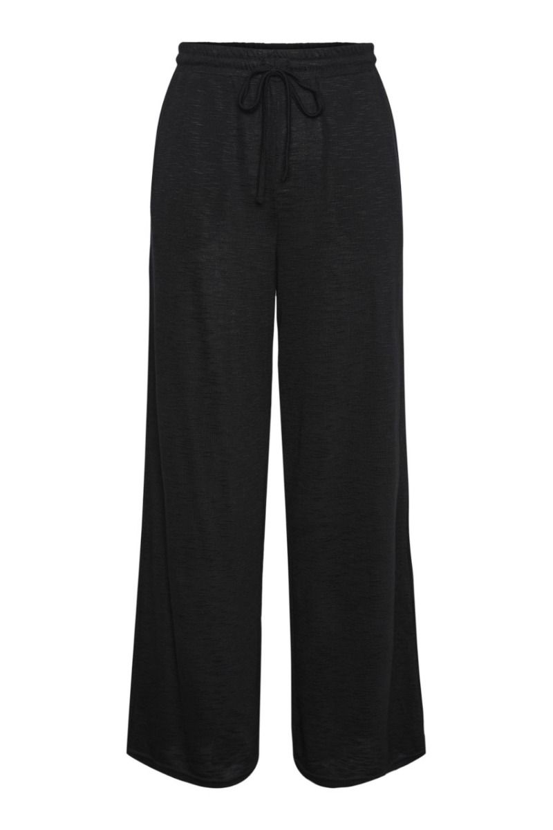 Pieces - Bukser - PC Nollie HW Pants - Black