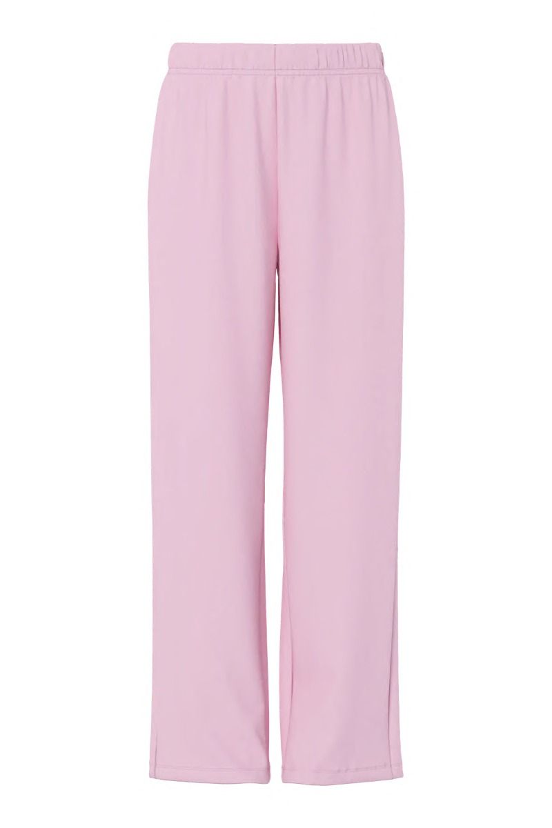 Pieces - Bukser - Chilli HW Wide Sweat Pants - Roseate Spoonbill