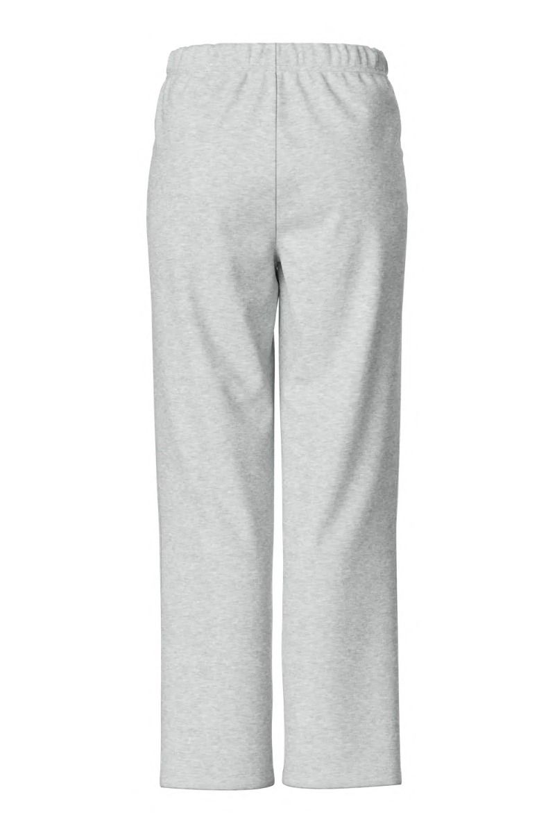 Pieces - Bukser - PC Chilli Hw Wide Sweat Pants - Light Grey Melange