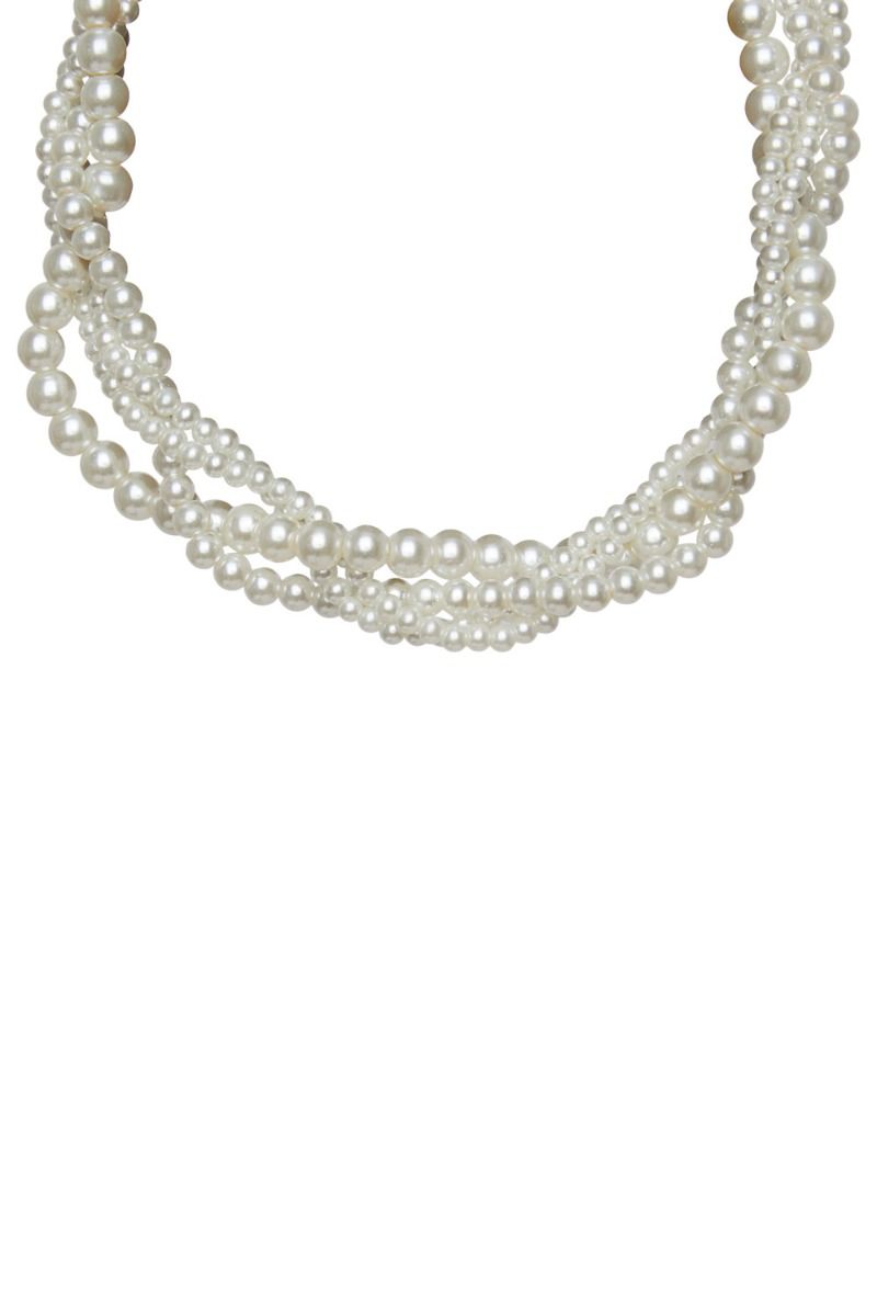 ❤︎ Pieces - Halskæde - PC Paisley Choker Necklace - Silver Colour