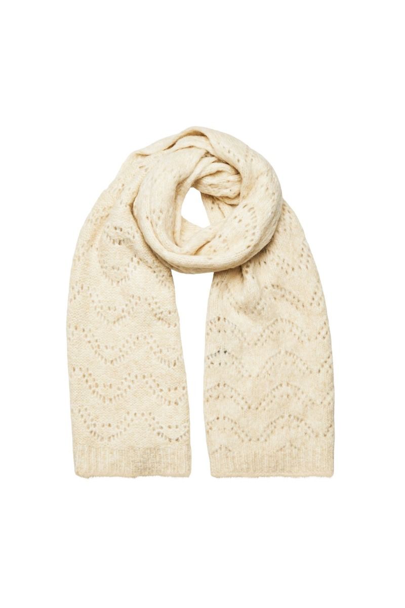 Pieces - Halstørklæde - PC Bibi Long Scarf - Whitecap Gray