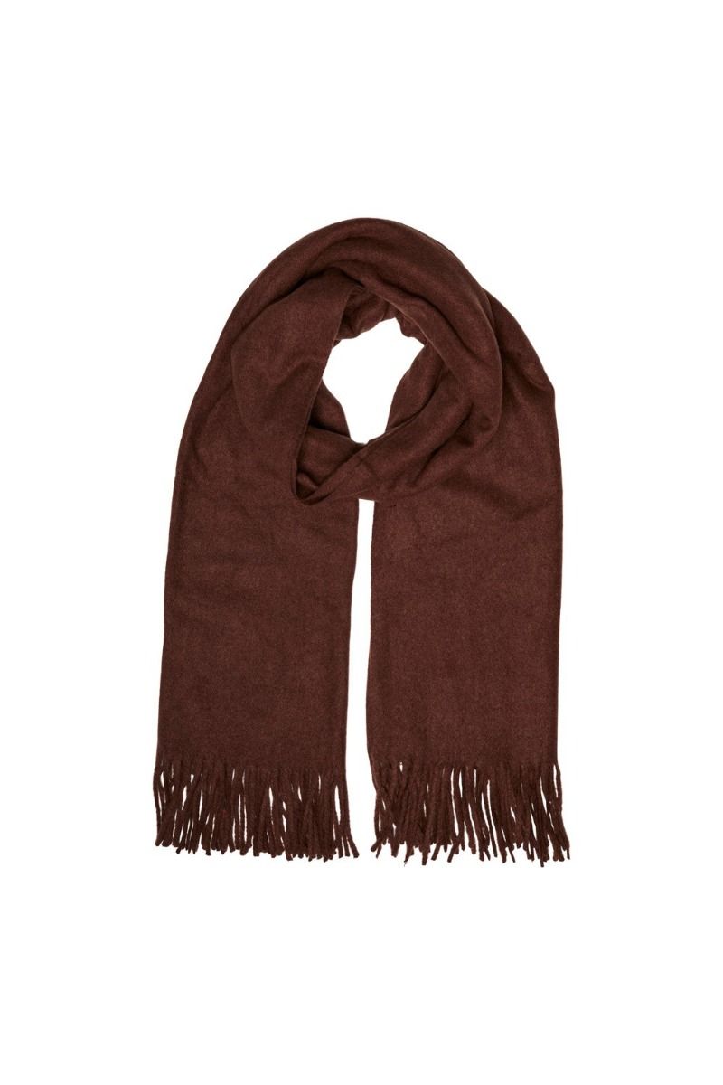 Pieces - Halstørklæde - PC Jira Wool Scarf - Chicory Coffee
