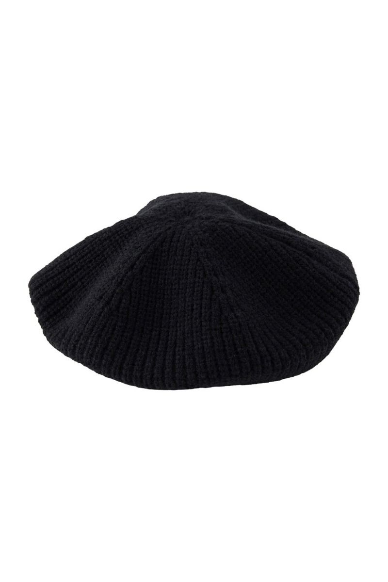 Pieces - Hat - Filippa Beret - Black - Ditte Estrup