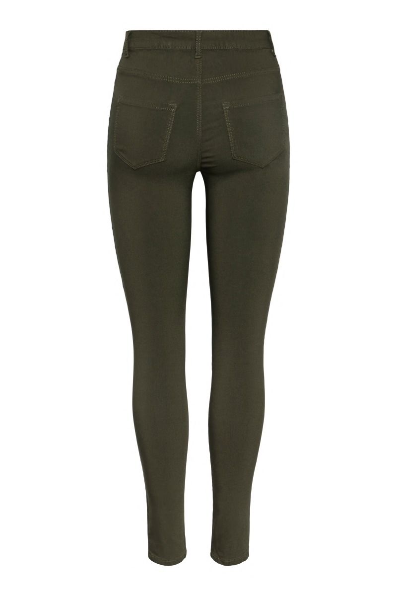 Pieces - Jeans - High Skin Wear Jeggings - Forest Night