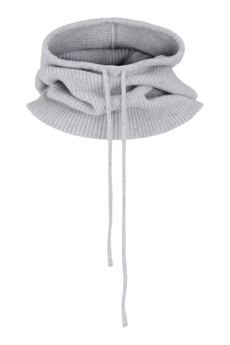 Pieces - Hue - PC  Filisa Snood - Light Grey Melange