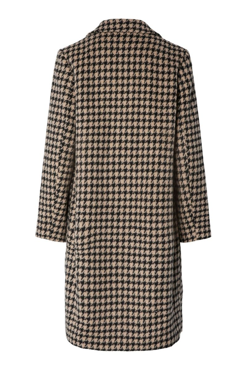 Pieces - Jakke - PC Andrea Check Jacket Mm - Black