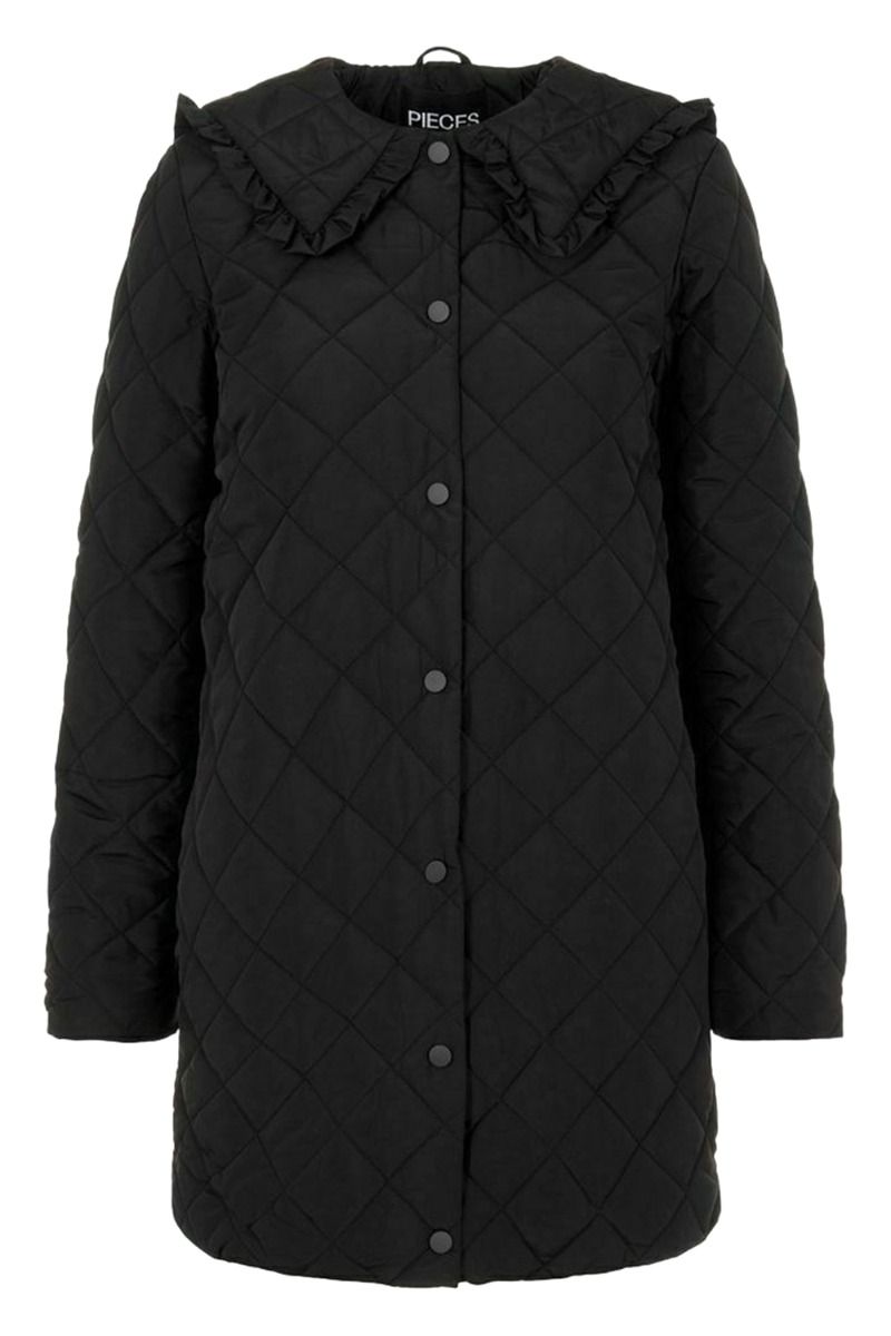 Pieces - Jakke - PC Lola LS Long Jacket - Black