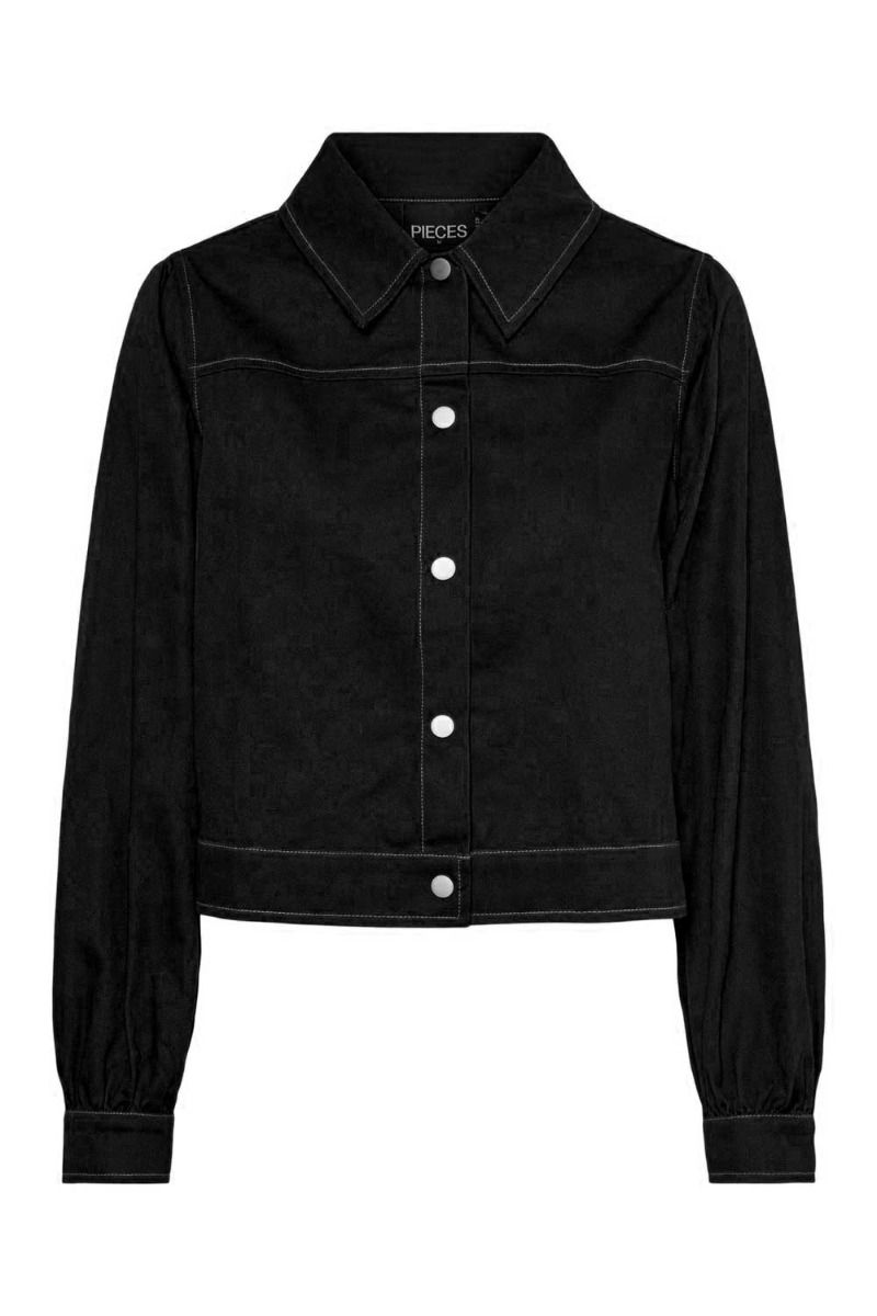 Pieces - Jakke - PC Ofelia LS Short Jacket - Black
