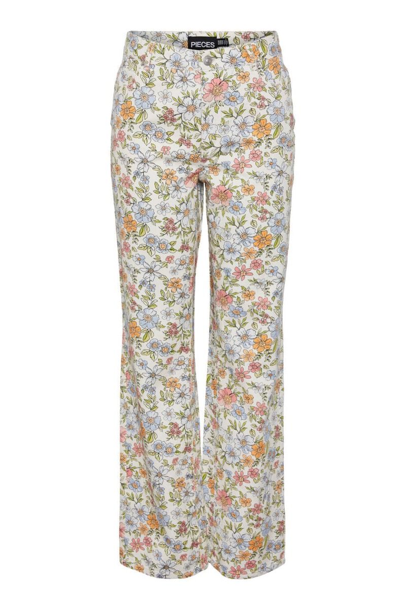 Pieces - Jeans - PC Blume HW Straight Jeans - Birch