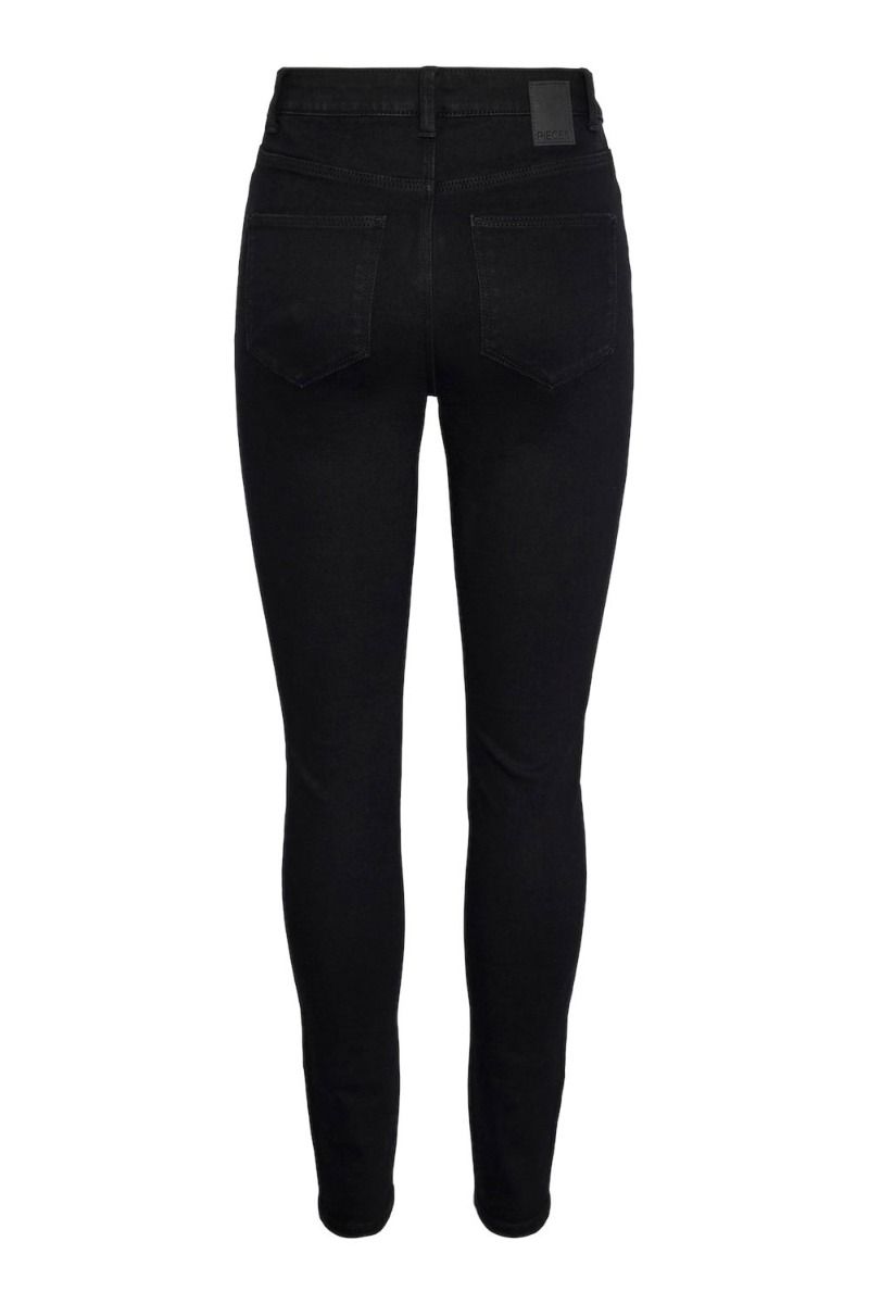 Pieces - Jeans - PC Dana HW Skinny Jeans - Black Denim