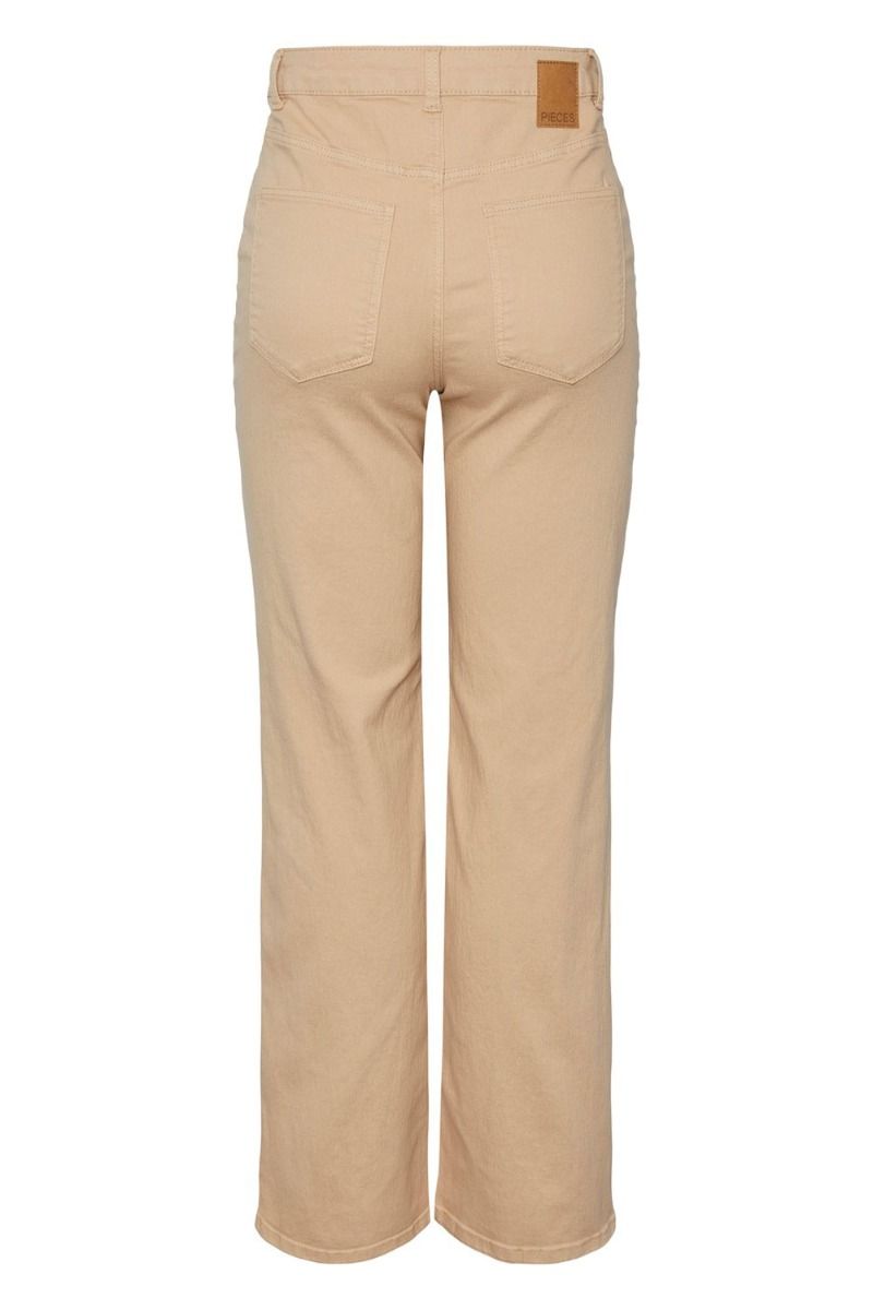 Pieces - Jeans - PC Peggy HW Wide Pant Colour - Irish Cream