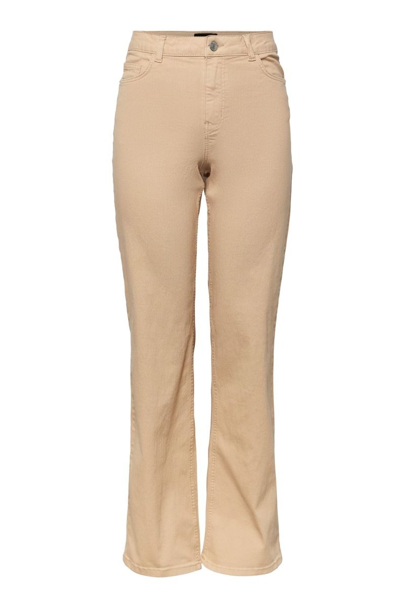 Pieces - Jeans - PC Peggy HW Wide Pant Colour - Irish Cream