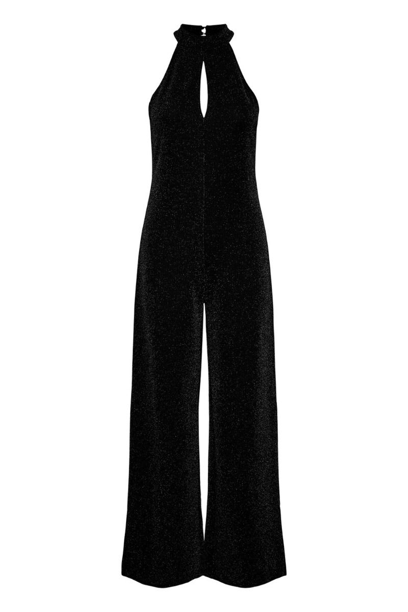 Pieces - Jumpsuit - Lina Halterneck - Black