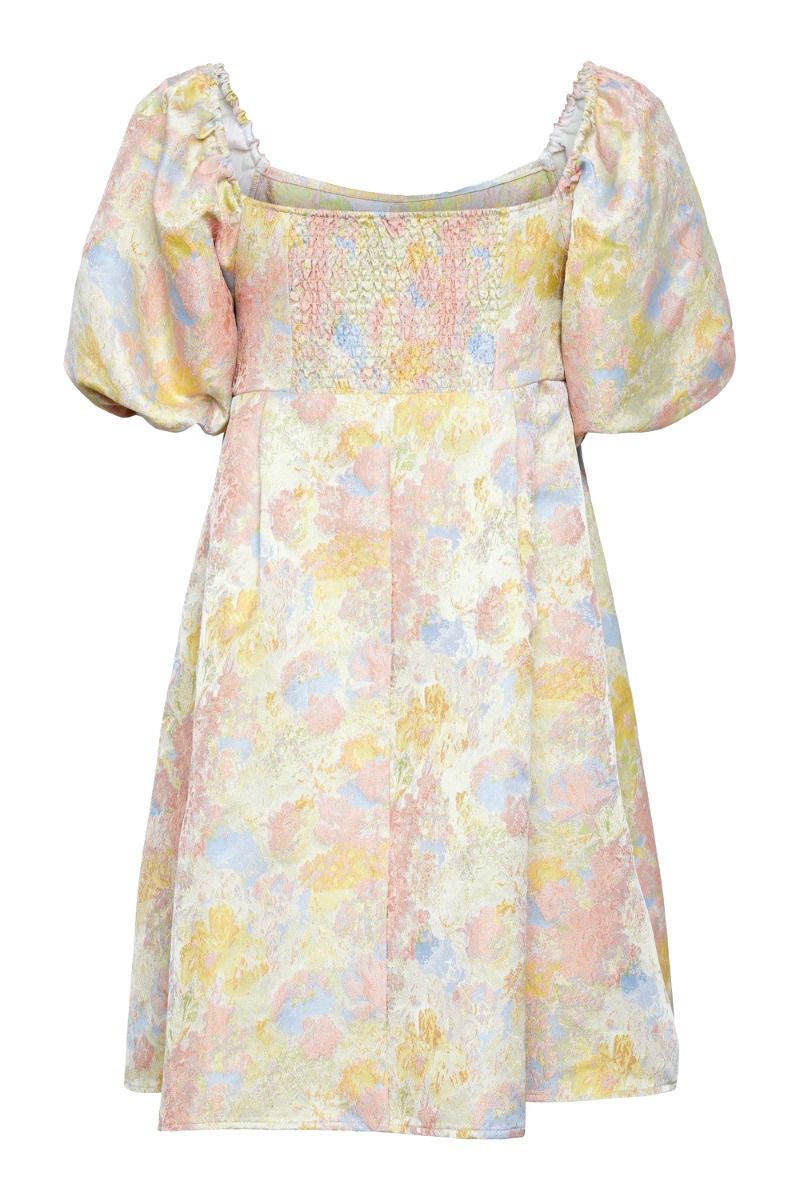 Pieces - Kjole - Asla Dress - Cloud Dancer - Ditte Estrup