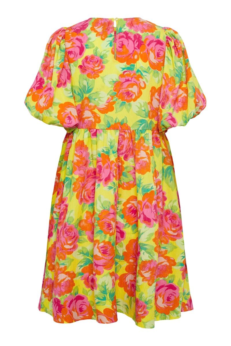 Pieces - Kjolen - Asta Dress - Golden Kiwi - Ditte Estrup